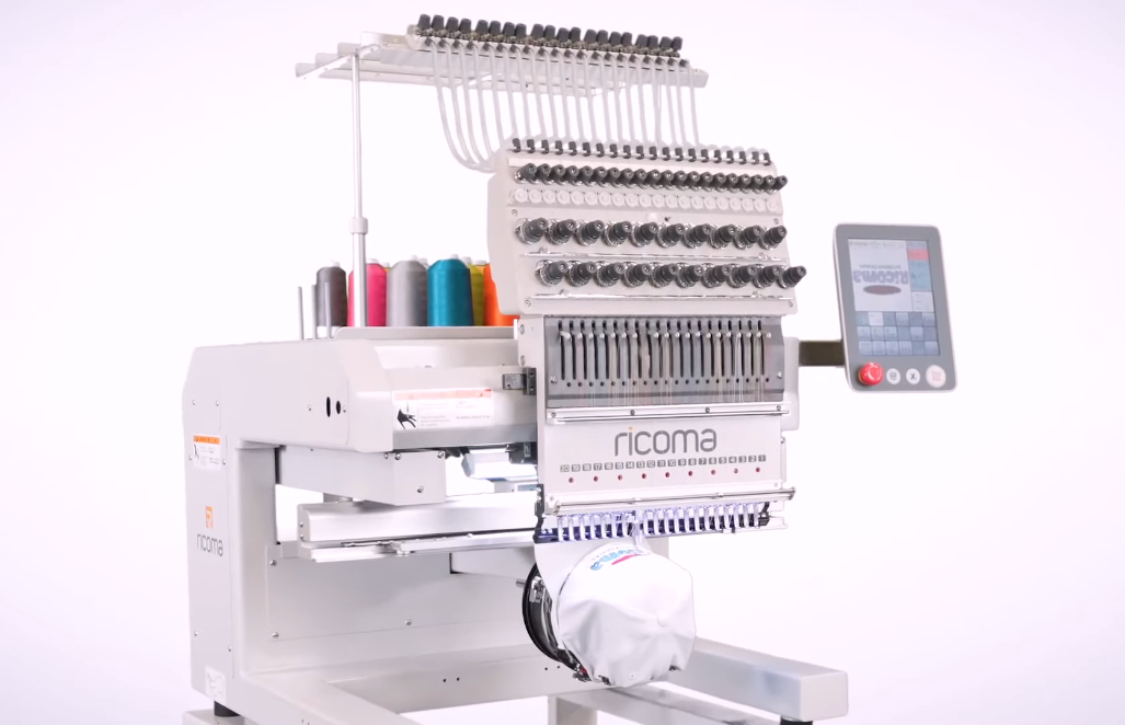 Ricoma's 20 Needle Embroidery Machine MT-2001-8S